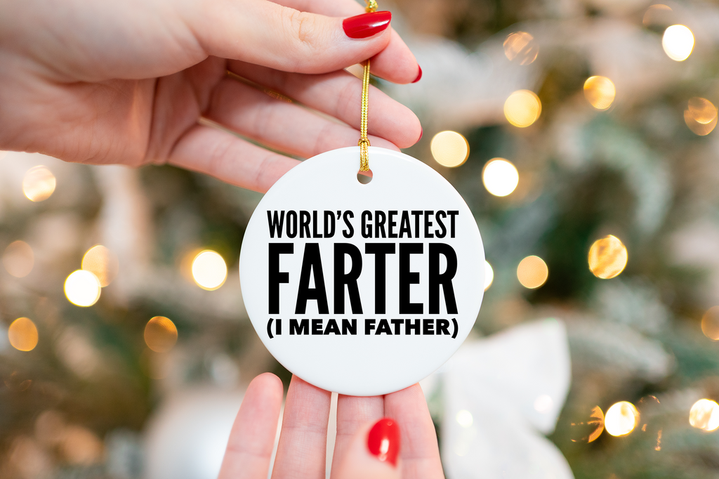 Deck the Halls with Laughter: The Dad Fart Christmas Ornament