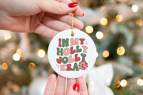 Celebrate the Season with Swiftie Vibes: The Holly Jolly Era Ornament