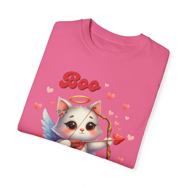 Boo You Whore Shirt, Ironic Shirt, Offensive Shirt, Anti Valentines Day Shirt, Sarcastic Valentine Gift, Funny Kitten Shirt, Comfort Colors