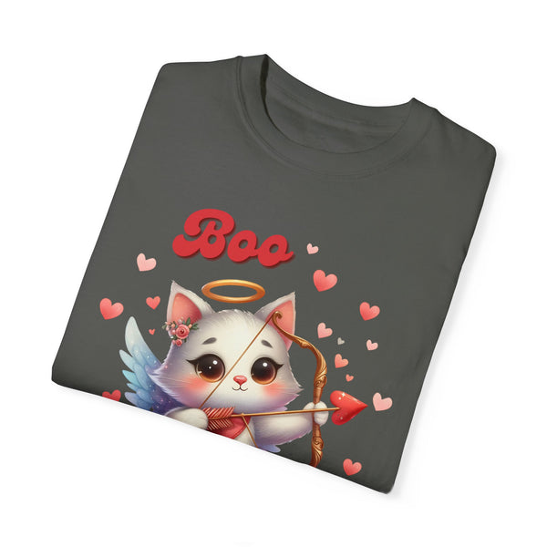 Boo You Whore Shirt, Ironic Shirt, Offensive Shirt, Anti Valentines Day Shirt, Sarcastic Valentine Gift, Funny Kitten Shirt, Comfort Colors