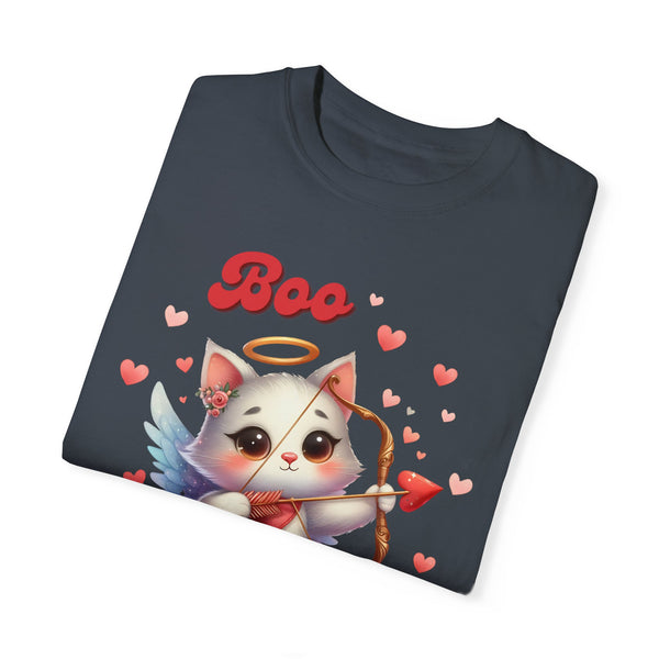 Boo You Whore Shirt, Ironic Shirt, Offensive Shirt, Anti Valentines Day Shirt, Sarcastic Valentine Gift, Funny Kitten Shirt, Comfort Colors