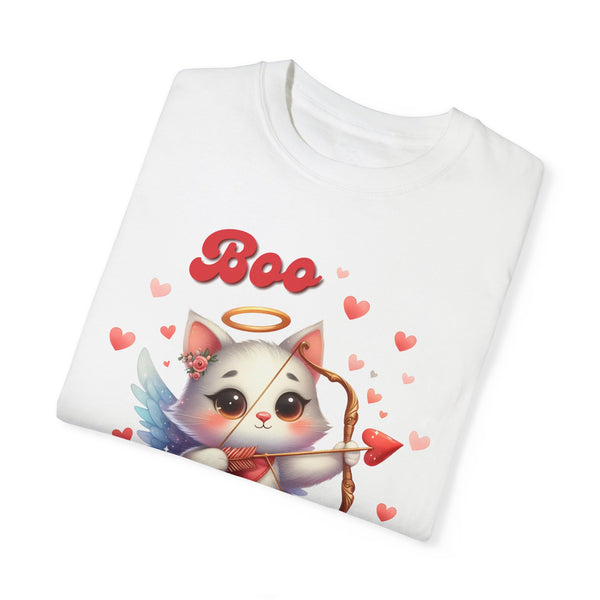 Boo You Whore Shirt, Ironic Shirt, Offensive Shirt, Anti Valentines Day Shirt, Sarcastic Valentine Gift, Funny Kitten Shirt, Comfort Colors
