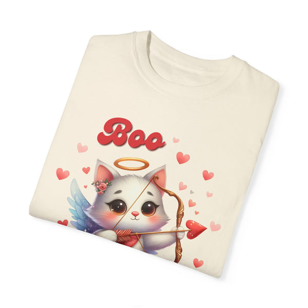 Boo You Whore Shirt, Ironic Shirt, Offensive Shirt, Anti Valentines Day Shirt, Sarcastic Valentine Gift, Funny Kitten Shirt, Comfort Colors