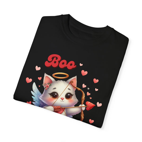 Boo You Whore Shirt, Ironic Shirt, Offensive Shirt, Anti Valentines Day Shirt, Sarcastic Valentine Gift, Funny Kitten Shirt, Comfort Colors