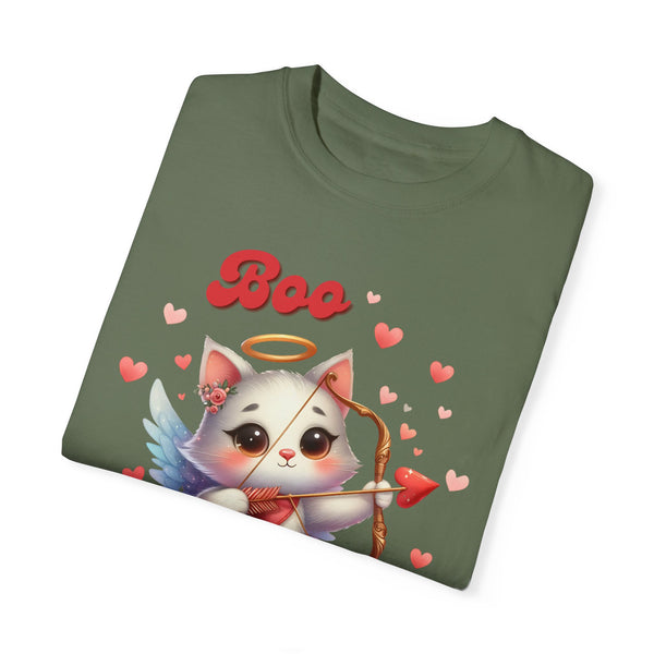 Boo You Whore Shirt, Ironic Shirt, Offensive Shirt, Anti Valentines Day Shirt, Sarcastic Valentine Gift, Funny Kitten Shirt, Comfort Colors