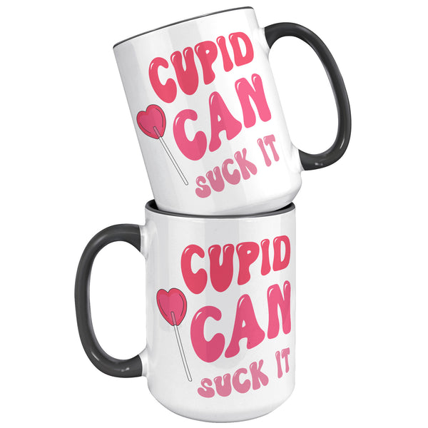 Anti Valentines Day, Anti Valentine, Galentine Card, Galentines Day, Cupid Can Suck It Mug