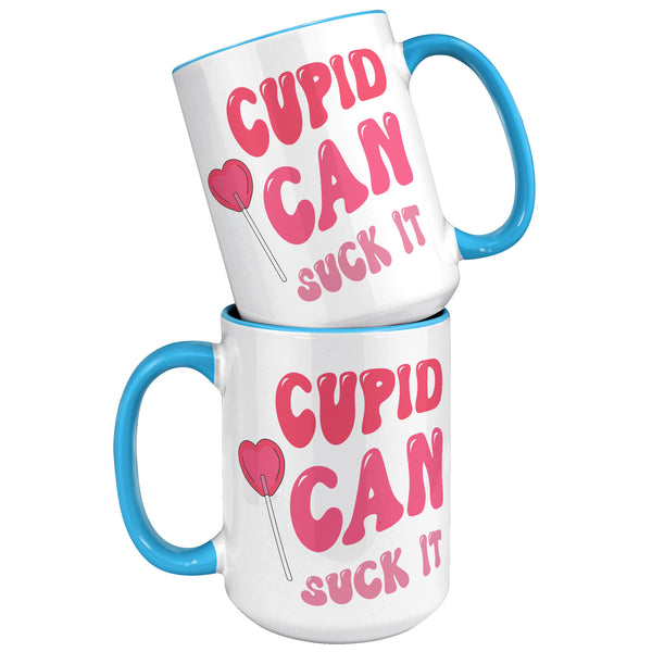 Anti Valentines Day, Anti Valentine, Galentine Card, Galentines Day, Cupid Can Suck It Mug