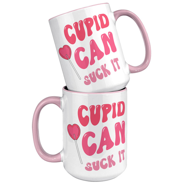 Anti Valentines Day, Anti Valentine, Galentine Card, Galentines Day, Cupid Can Suck It Mug