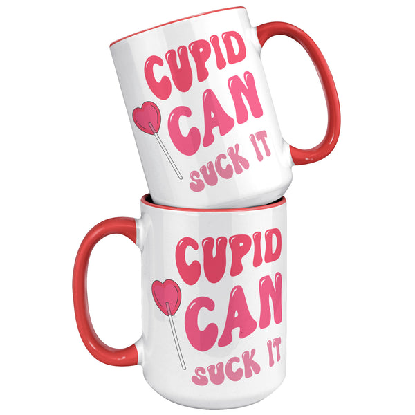 Anti Valentines Day, Anti Valentine, Galentine Card, Galentines Day, Cupid Can Suck It Mug