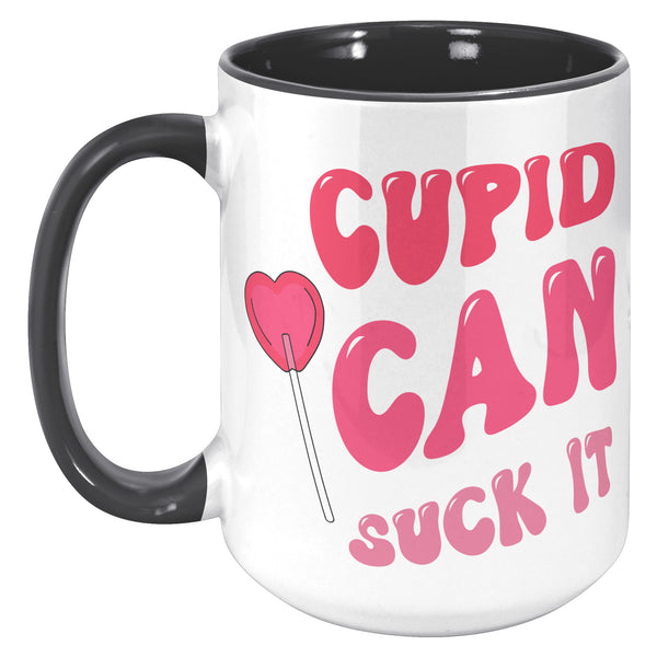 Anti Valentines Day, Anti Valentine, Galentine Card, Galentines Day, Cupid Can Suck It Mug