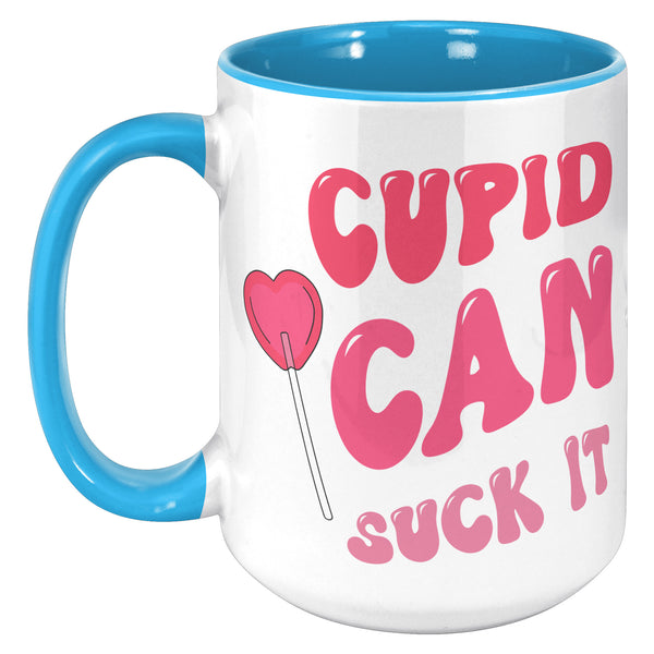 Anti Valentines Day, Anti Valentine, Galentine Card, Galentines Day, Cupid Can Suck It Mug