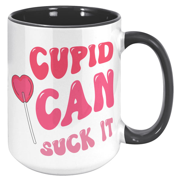 Anti Valentines Day, Anti Valentine, Galentine Card, Galentines Day, Cupid Can Suck It Mug