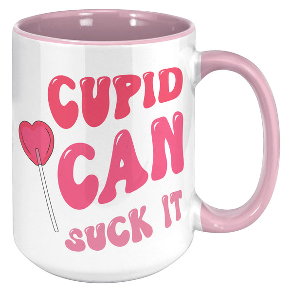 Anti Valentines Day, Anti Valentine, Galentine Card, Galentines Day, Cupid Can Suck It Mug