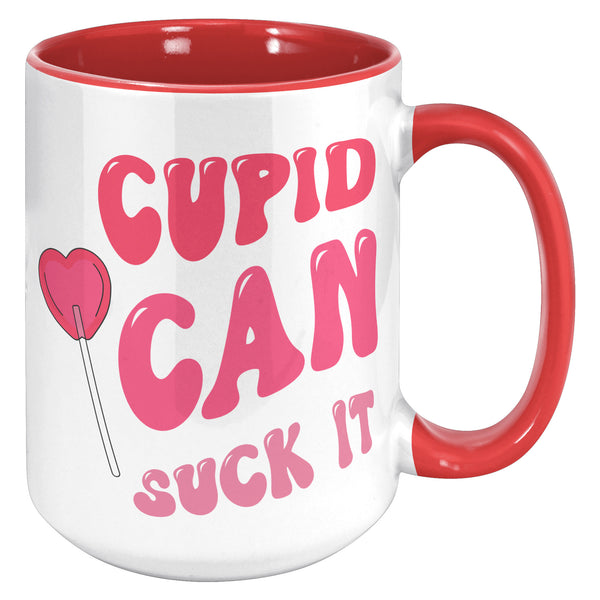 Anti Valentines Day, Anti Valentine, Galentine Card, Galentines Day, Cupid Can Suck It Mug