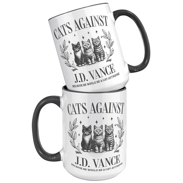Cats Against JD Vance Mug Cat Lady Coffee Cup