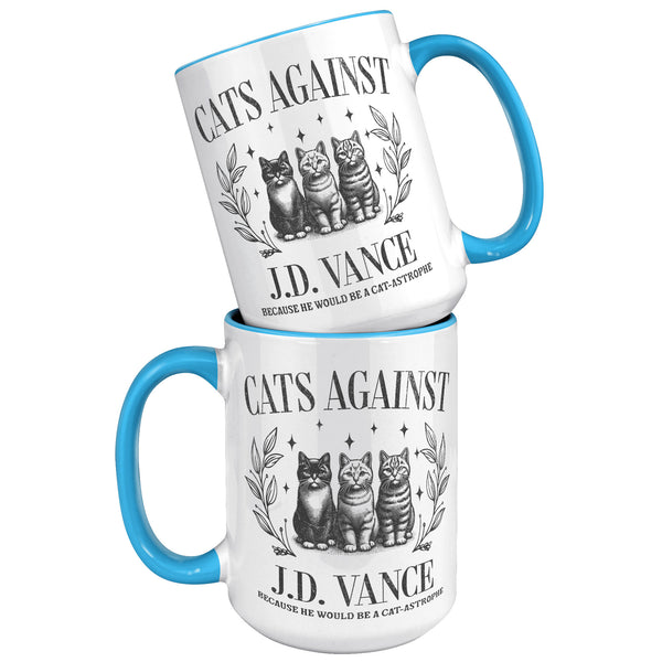 Cats Against JD Vance Mug Cat Lady Coffee Cup