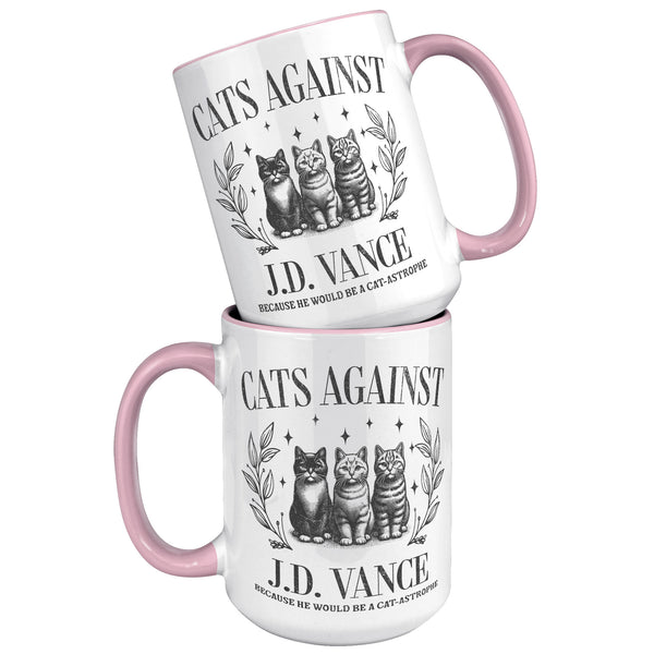 Cats Against JD Vance Mug Cat Lady Coffee Cup