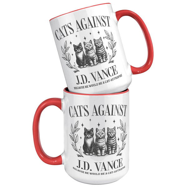Cats Against JD Vance Mug Cat Lady Coffee Cup