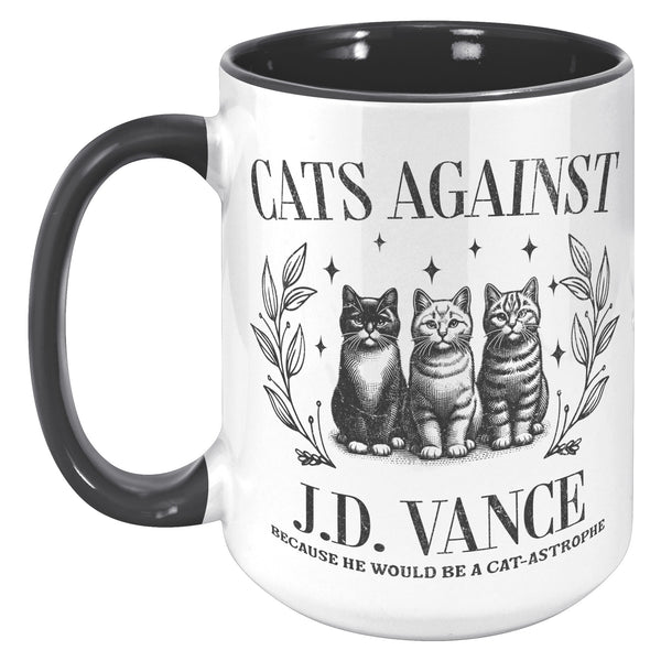 Cats Against JD Vance Mug Cat Lady Coffee Cup