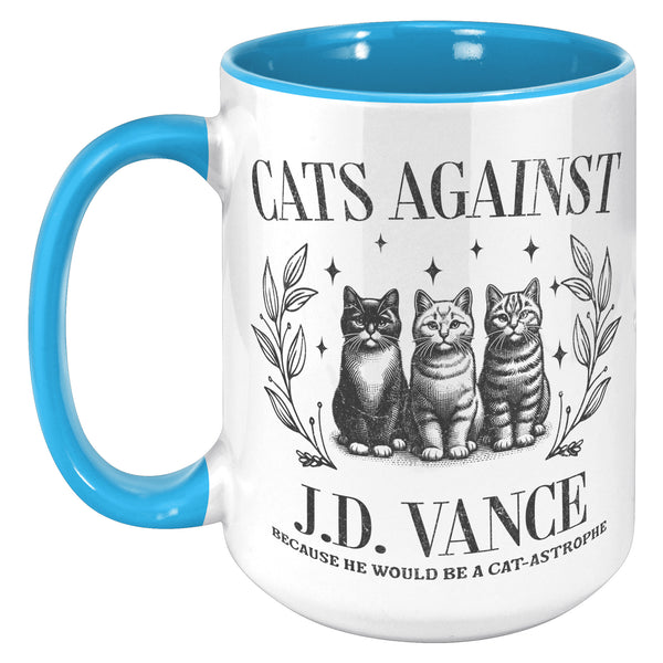 Cats Against JD Vance Mug Cat Lady Coffee Cup