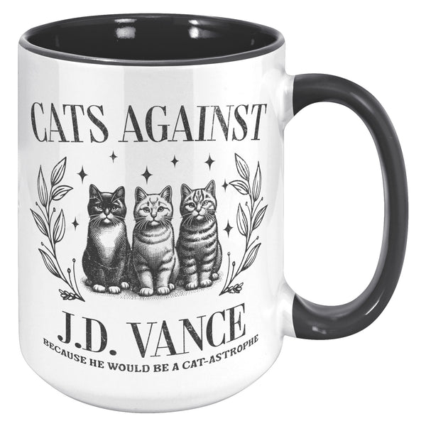 Cats Against JD Vance Mug Cat Lady Coffee Cup