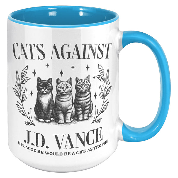 Cats Against JD Vance Mug Cat Lady Coffee Cup