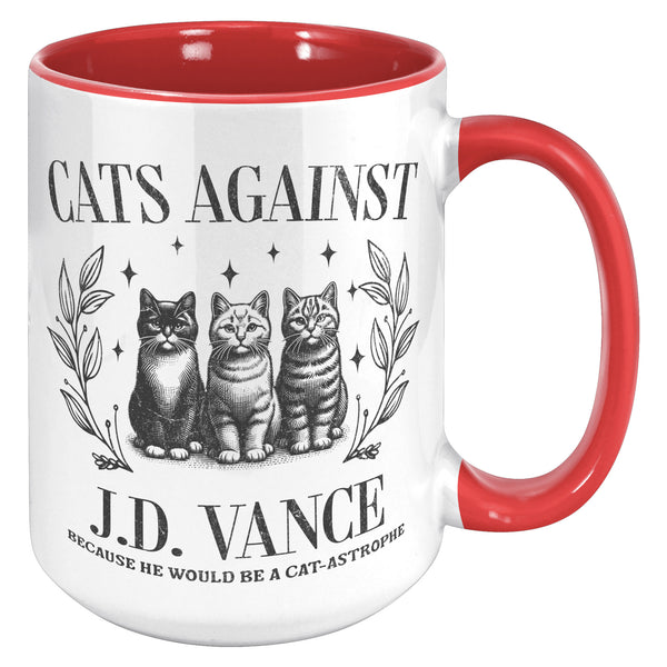 Cats Against JD Vance Mug Cat Lady Coffee Cup