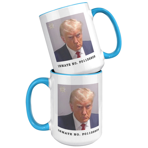 Donald Trump Mugshot Mug Election 2024 Coffee Cup Inmate No. P01135809