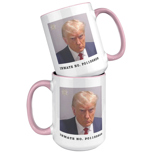 Donald Trump Mugshot Mug Election 2024 Coffee Cup Inmate No. P01135809