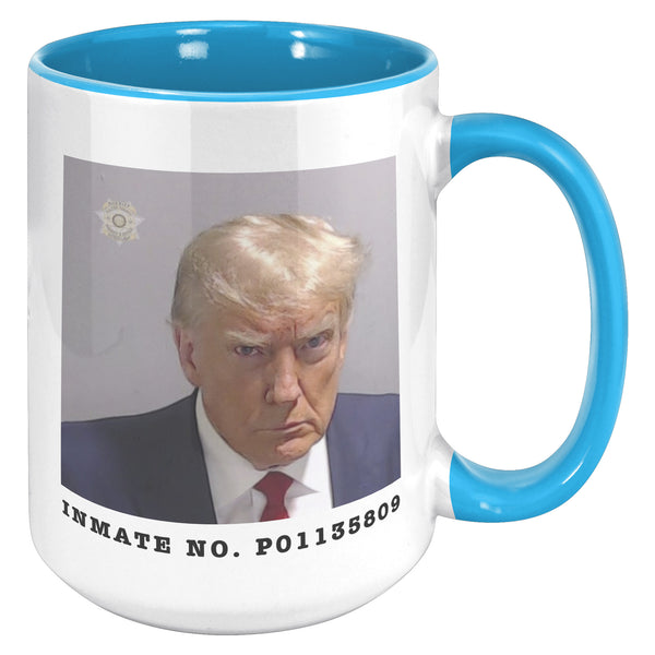 Donald Trump Mugshot Mug Election 2024 Coffee Cup Inmate No. P01135809