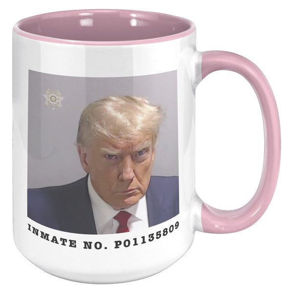 Donald Trump Mugshot Mug Election 2024 Coffee Cup Inmate No. P01135809