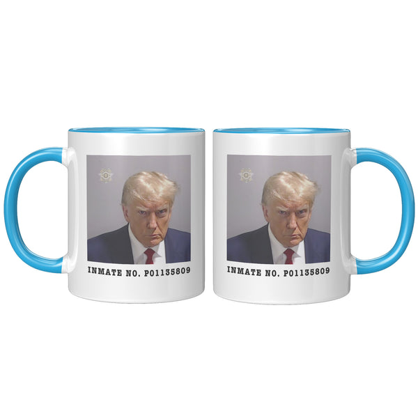 Donald Trump Mugshot Mug Election 2024 Coffee Cup Inmate No. P01135809 Fulton County Jail Georgia