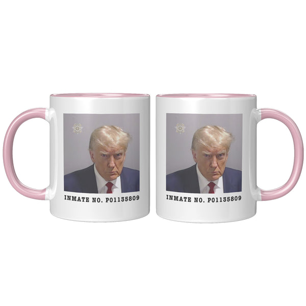 Donald Trump Mugshot Mug Election 2024 Coffee Cup Inmate No. P01135809 Fulton County Jail Georgia