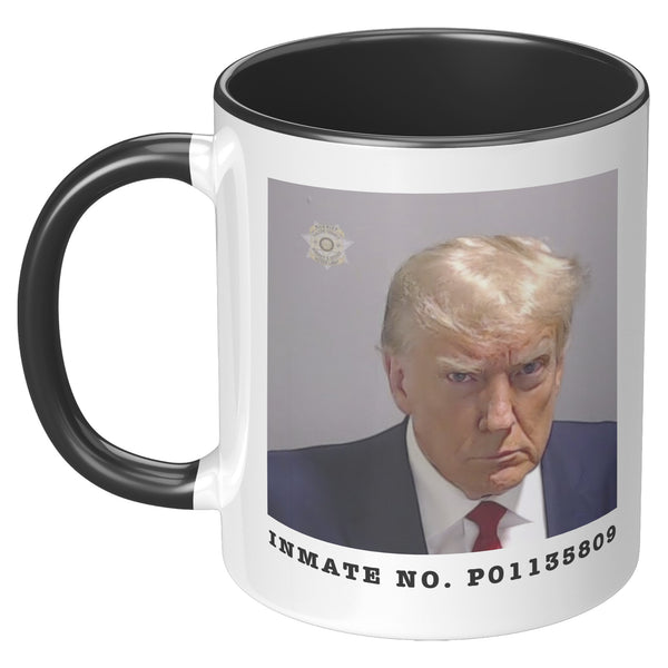 Donald Trump Mugshot Mug Election 2024 Coffee Cup Inmate No. P01135809 Fulton County Jail Georgia