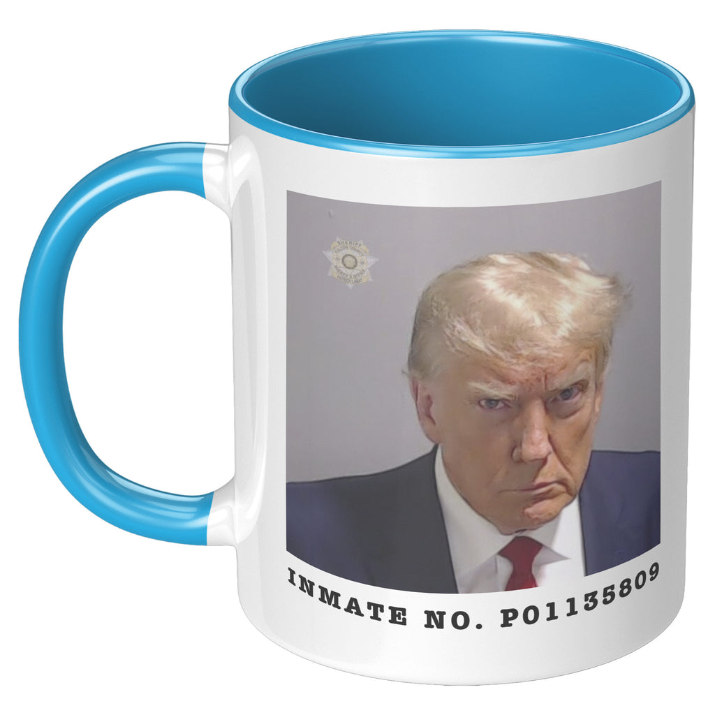 Inmate Cup Donald Trump Mugshot Mug Election 2024 Coffee Cup Inmate No. P01135809 ...