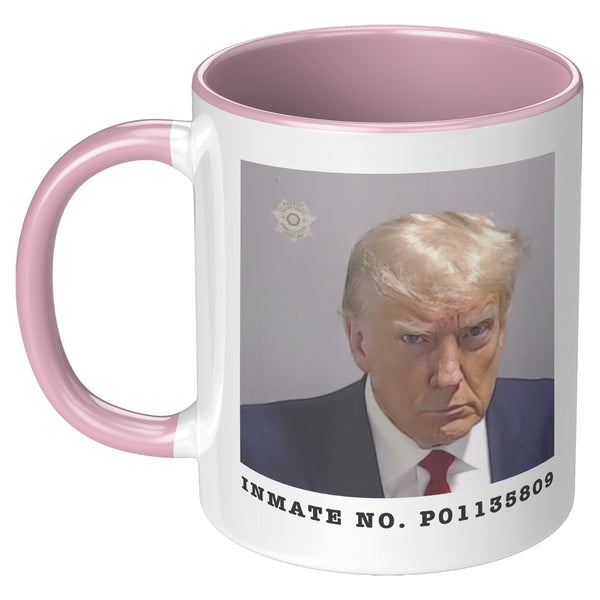 Donald Trump Mugshot Mug Election 2024 Coffee Cup Inmate No. P01135809 Fulton County Jail Georgia