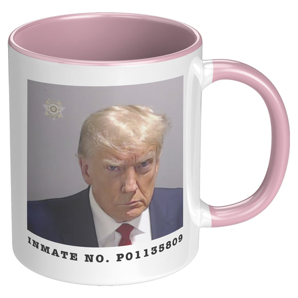 Donald Trump Mugshot Mug Election 2024 Coffee Cup Inmate No. P01135809 Fulton County Jail Georgia