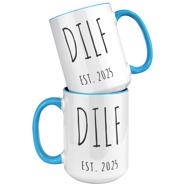 First_Time_Dad_Gift_New_Dad_Gift_DILF__15oz_Accent_FrontBack_Blue_Mockup.png