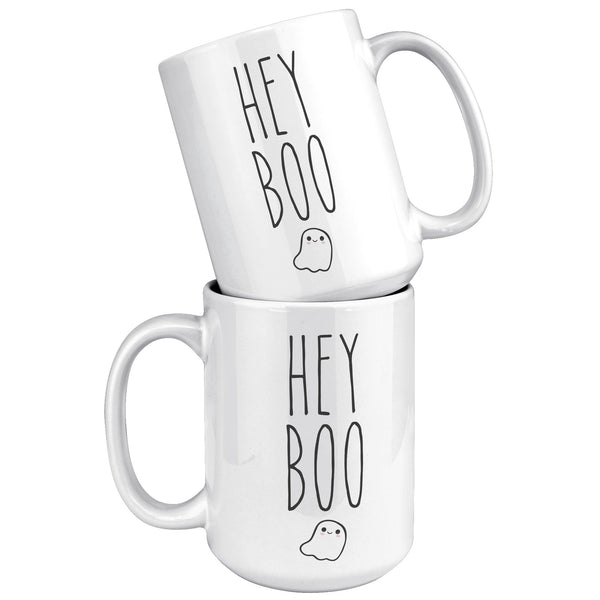 Halloween Coffee Mug Witchy Mug Ghost Mug Halloween Gift Hey Boo Mug Coffee Cup Spooky Season Mug Spooky Season Gift Halloween Mugs