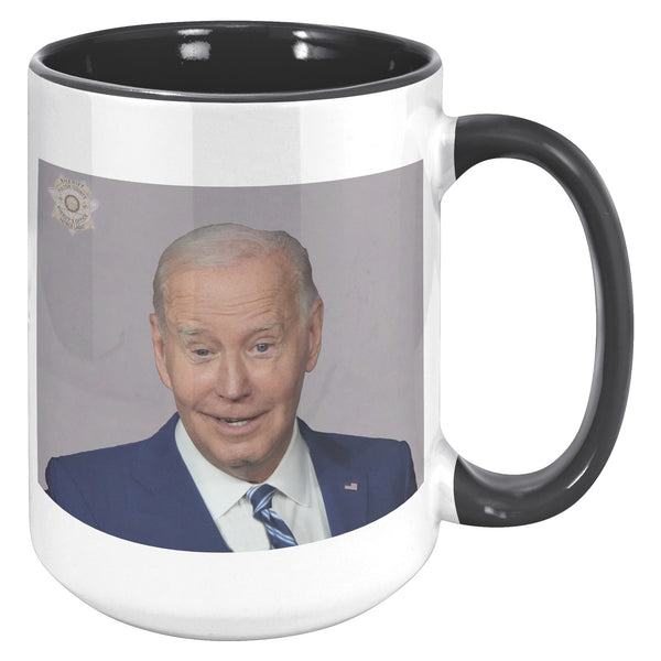 Joe Biden Mug Shot Election 2024 Anti Biden Mugs Coffee Cup Gag Gift for A Republican