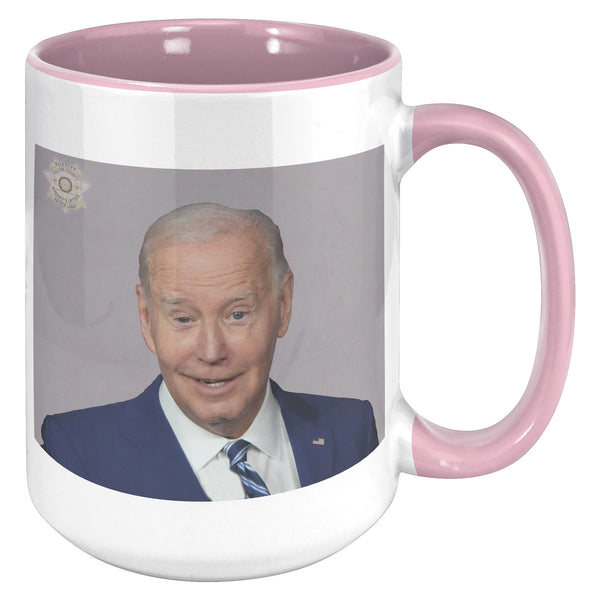 Joe Biden Mug Shot Election 2024 Anti Biden Mugs Coffee Cup Gag Gift for A Republican