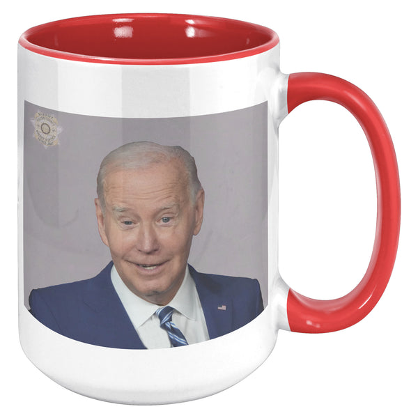 Joe Biden Mug Shot Election 2024 Anti Biden Mugs Coffee Cup Gag Gift for A Republican