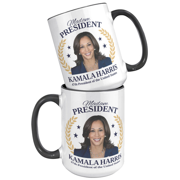 Madam President Mug 47th President Kamala Harris Democrat Election 2024 Coffee Cup