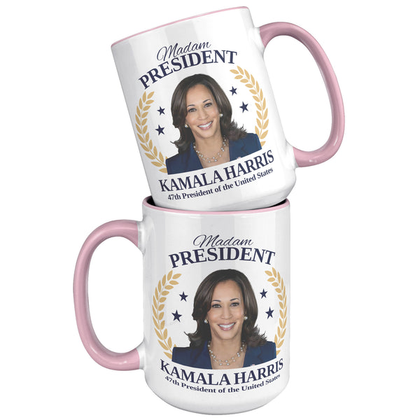 Madam President Mug 47th President Kamala Harris Democrat Election 2024 Coffee Cup