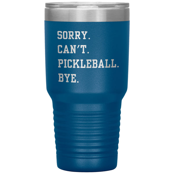 Pickleball Mug Funny Pickleball Tumbler Pickleball Gifts for Pickleball Dad & Pickleball Mom Travel Coffee Cup 30oz BPA Free