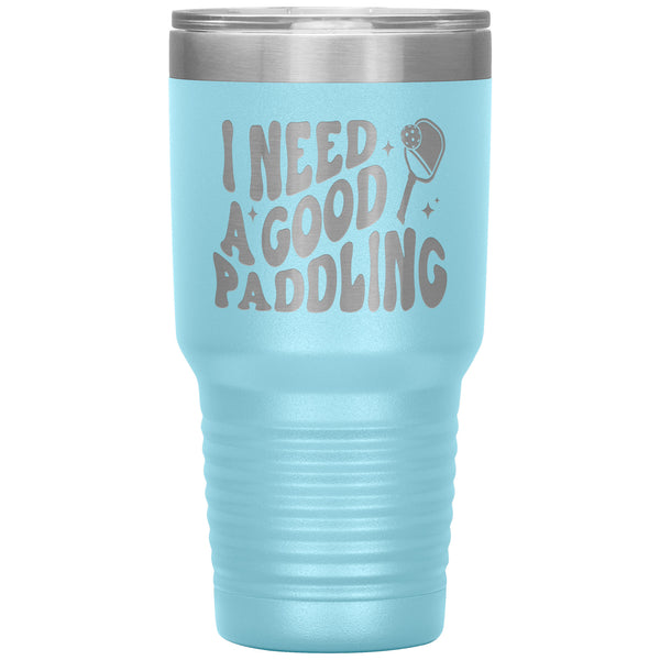 Pickleball Mug Funny Pickleball Tumbler Cute Pickleball Gifts for Pickleball Player Pickleball Paddle Travel Coffee Cup 30oz BPA Free
