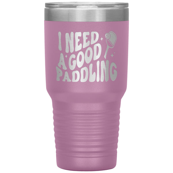 Pickleball Mug Funny Pickleball Tumbler Cute Pickleball Gifts for Pickleball Player Pickleball Paddle Travel Coffee Cup 30oz BPA Free