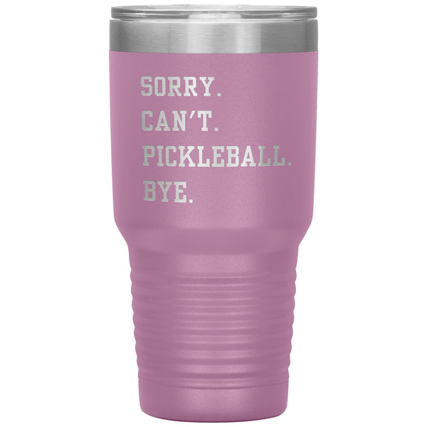 Pickleball Mug Funny Pickleball Tumbler Pickleball Gifts for Pickleball Dad & Pickleball Mom Travel Coffee Cup 30oz BPA Free