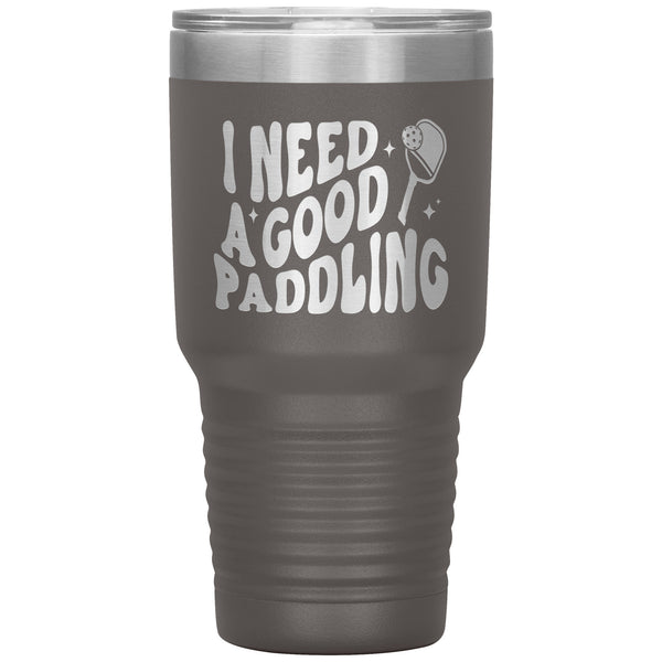 Pickleball Mug Funny Pickleball Tumbler Cute Pickleball Gifts for Pickleball Player Pickleball Paddle Travel Coffee Cup 30oz BPA Free