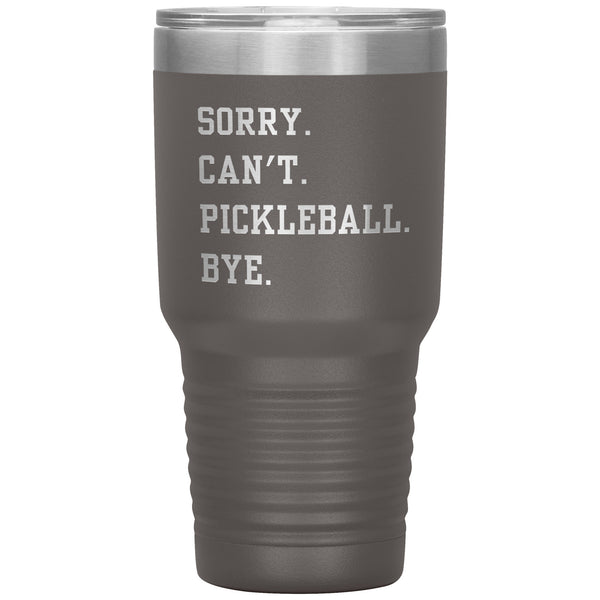 Pickleball Mug Funny Pickleball Tumbler Pickleball Gifts for Pickleball Dad & Pickleball Mom Travel Coffee Cup 30oz BPA Free